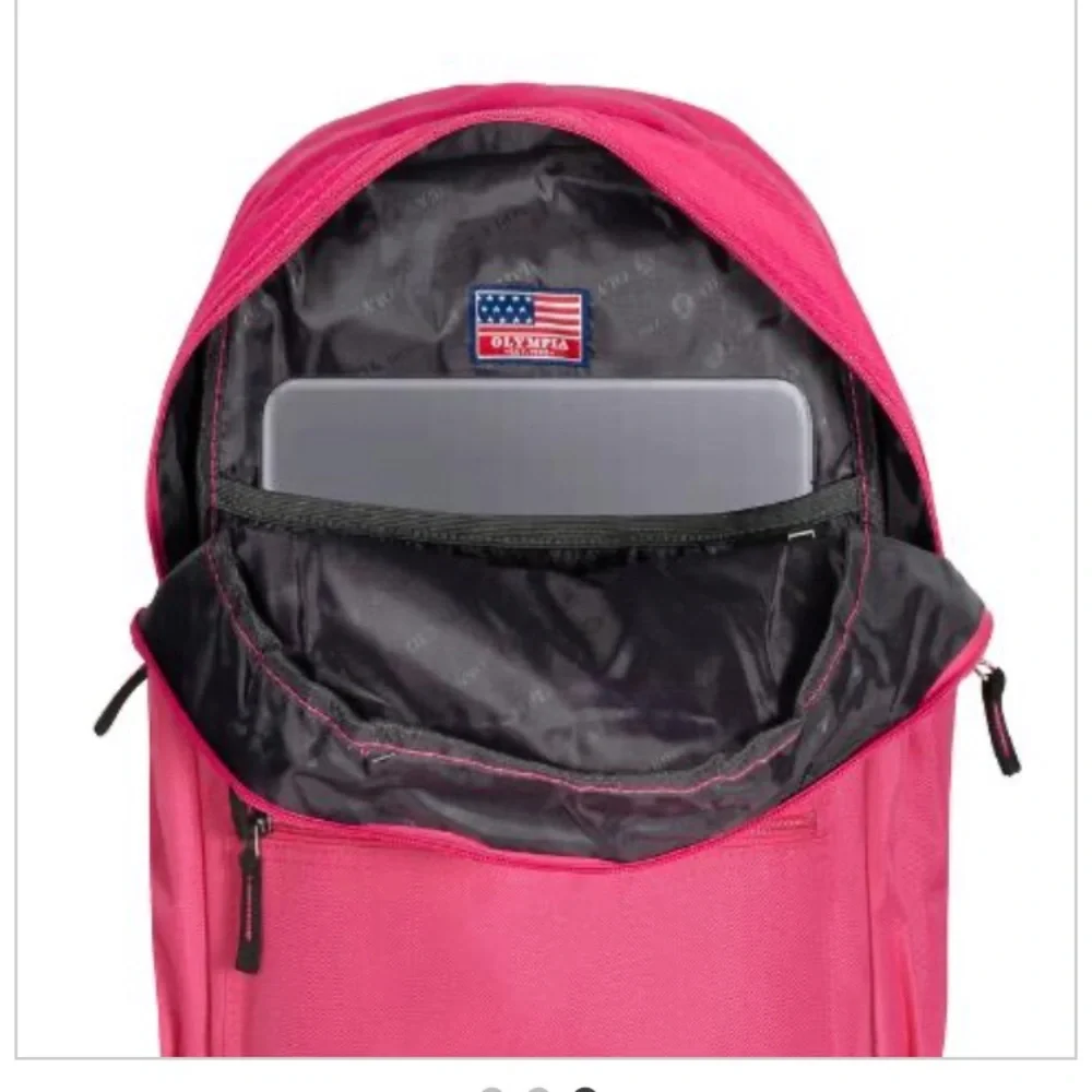 NWT Olympia Big Student Backpack - Pink